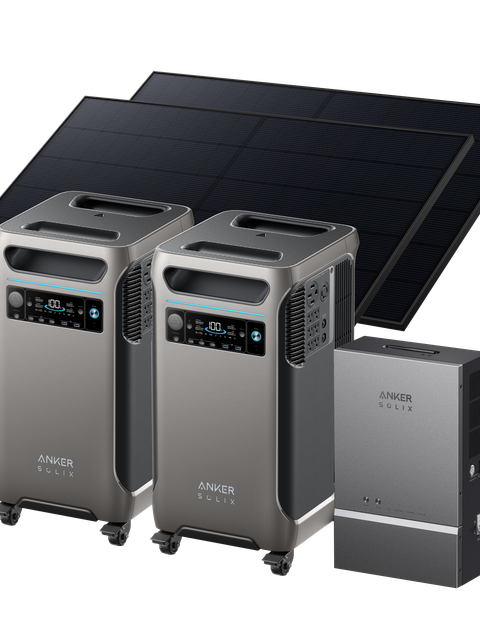 2× Anker SOLIX F3800 (7.68kWh | 12kW) + Smart Home Power Kit + 2× 405W Rigid Solar Panels On Sale