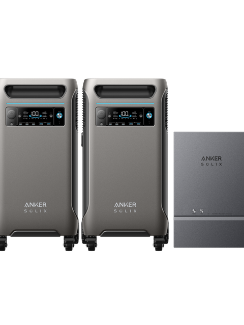 2× Anker SOLIX F3800 (7.68kWh | 12kW) + Smart Home Power Kit For Sale