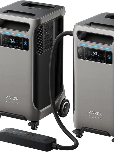 2× Anker SOLIX F3800 + Double Power Hub - NEW Same Day Delivery