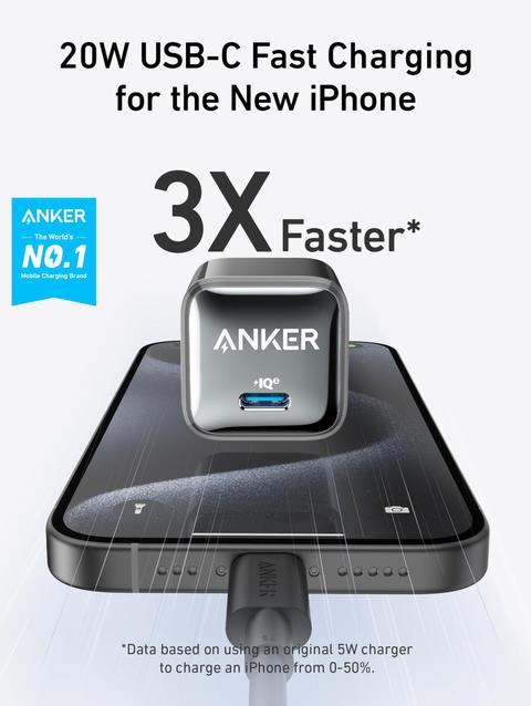 Anker 511 Charger (Nano Pro) with 6 ft USB-C Cable Free shipping