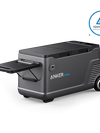 Anker EverFrost Dual-Zone Portable Cooler 50 with New 299Wh Battery, Powered by AC/DC/Solar New Arrival