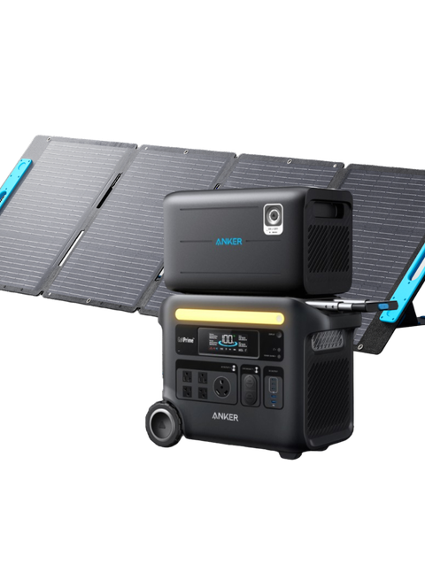 Anker SOLIX F2600 + Expansion Battery + 200W Solar Panel New Arrival