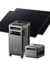 Anker SOLIX F3800 + Expansion Battery + 2× 405W Rigid Solar Panels For Sale