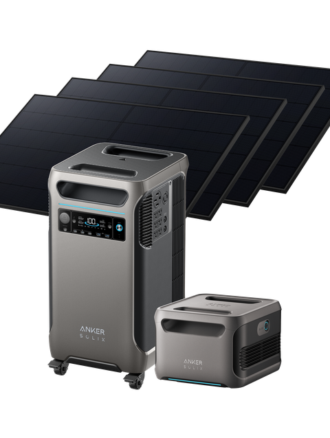 Anker SOLIX F3800 + Expansion Battery + 4× 405W Rigid Solar Panels Same Day Delivery