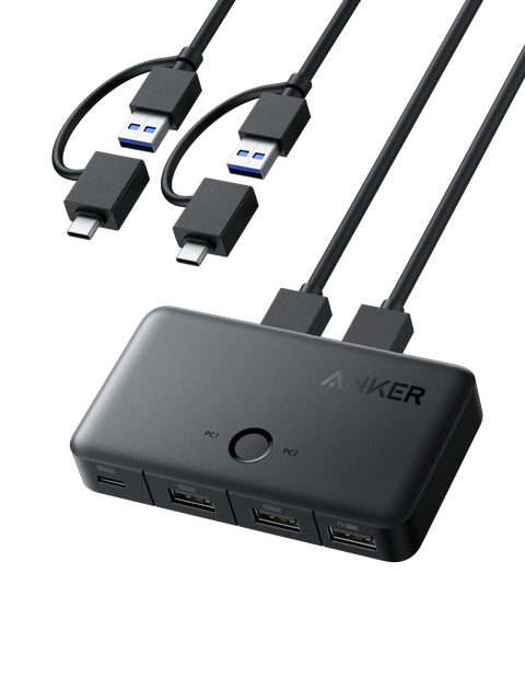 Anker USB 3.0 Switch (5Gbps, For Desktop and Laptop) Same Day Delivery