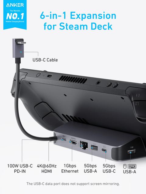 Anker USB-C Hub (6-in-1, For Handheld Game Console) Best Price